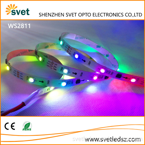 SMD5050 WS2811 programmable dream color led light strip